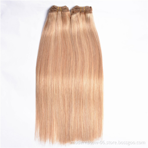 Factory Price Piano Color Cheap Hair Bundles Raw virgin Cuticles Aligned Human hair Straight Weave Natural